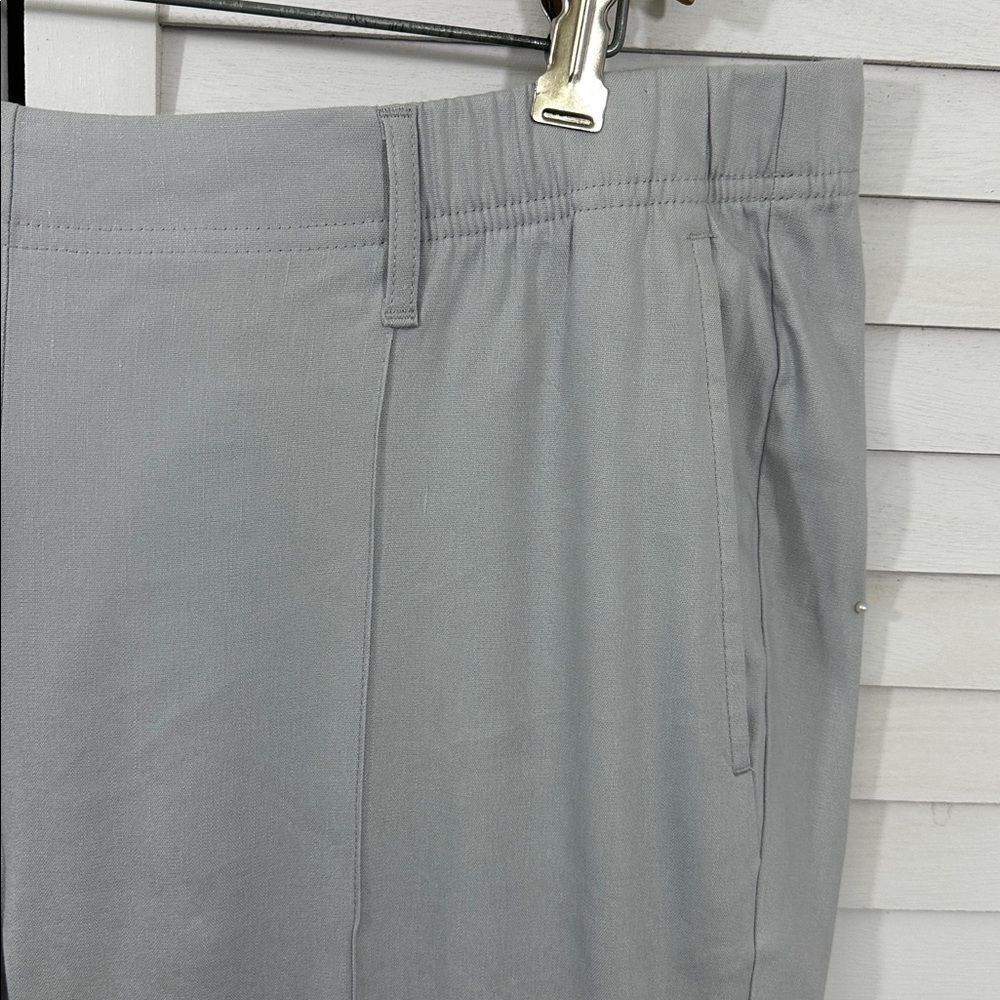 J. Jill Pintucked Linen-Stretch Slim-Leg Pants Size 2X NWOT - Picture 7 of 15